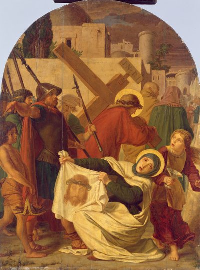 La salita al Calvario da Johann von Schraudolph